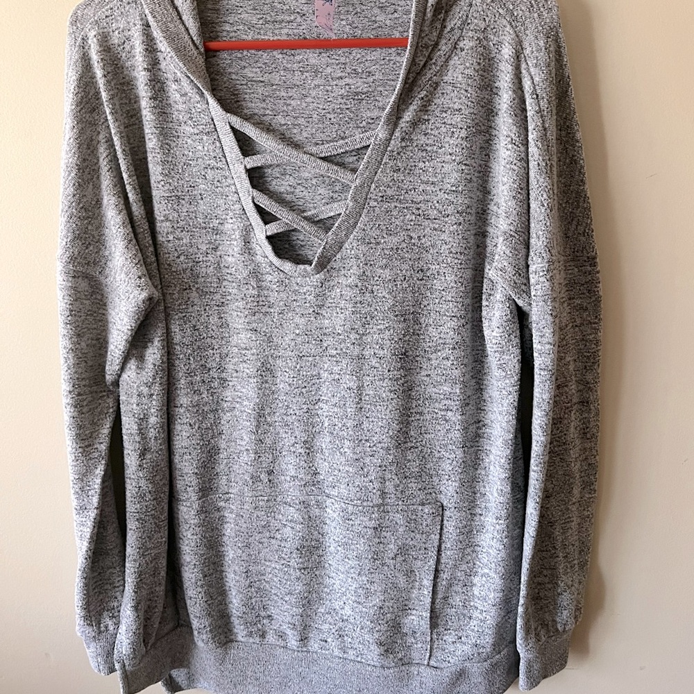 Gray Lounge Hoodie